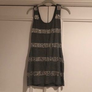Perfect condition grey and sequin top